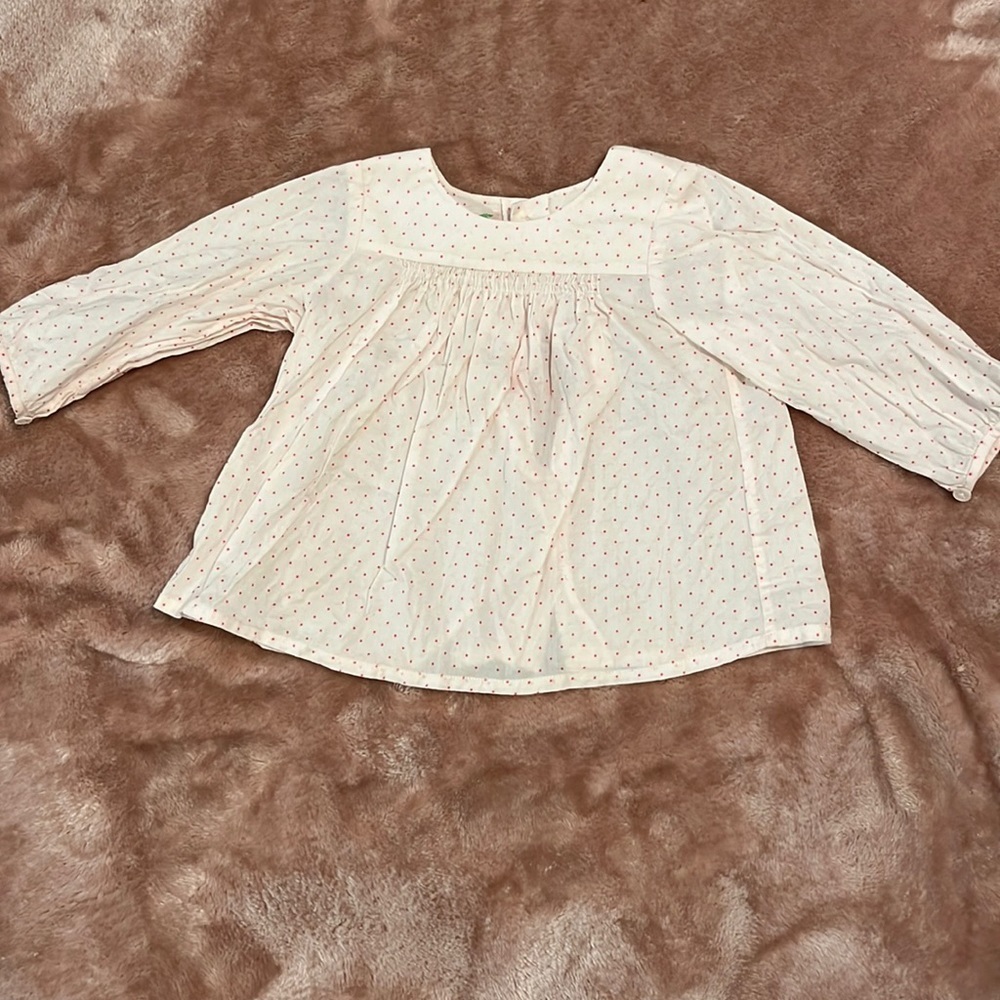 Bonpoint baby polka dot blouse